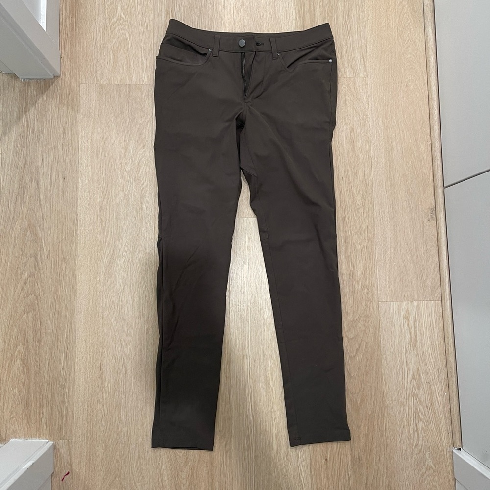 Lululemon men’s abc pant skinny fit olive